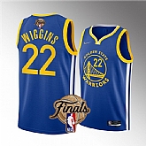 Warriors 22 Andrew Wiggins Blue 2022 NBA Finals Nike Swingman Jersey,baseball caps,new era cap wholesale,wholesale hats